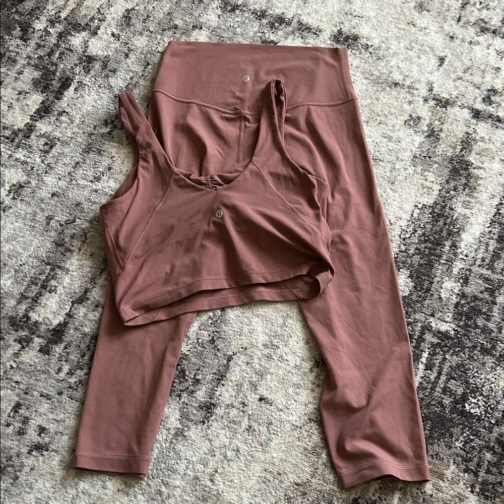 Dusty Rose Lululemon Set